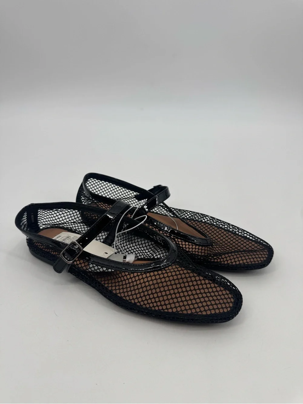 A New Day Issa Black Mesh Mary Jane Ballet Flats Women’s Size 11 NWT